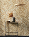 Paille Wood Wallpaper by Casadeco