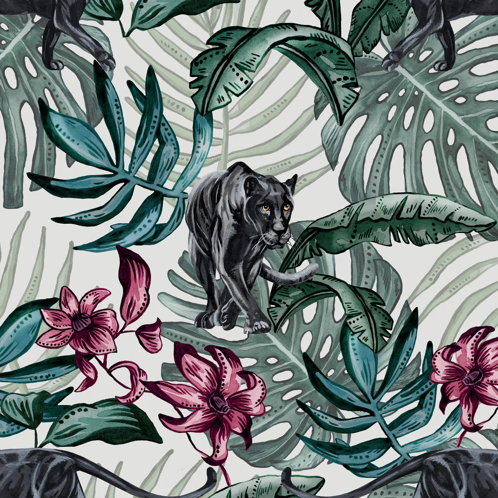 Jungle Panther Wallpaper by Graduate Collection