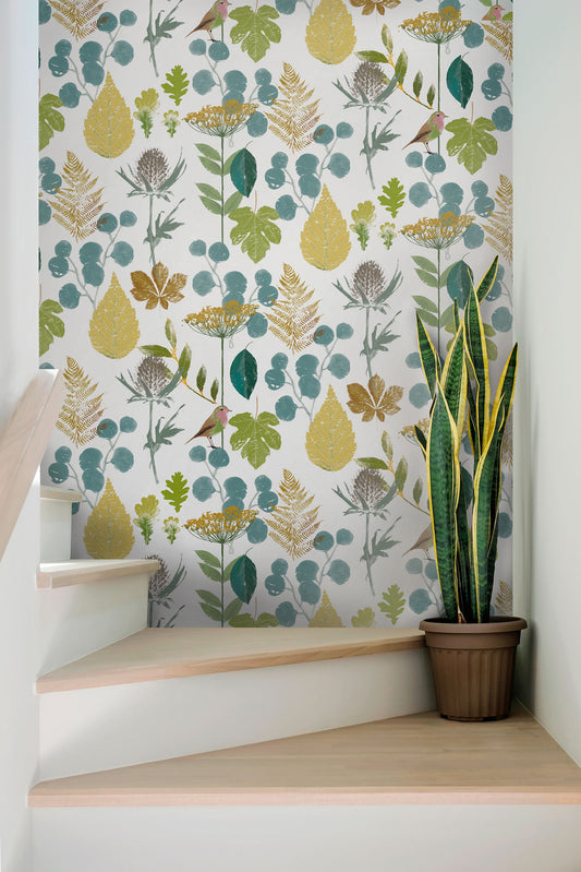 Herbarium Wallpaper by Gastón y Daniela