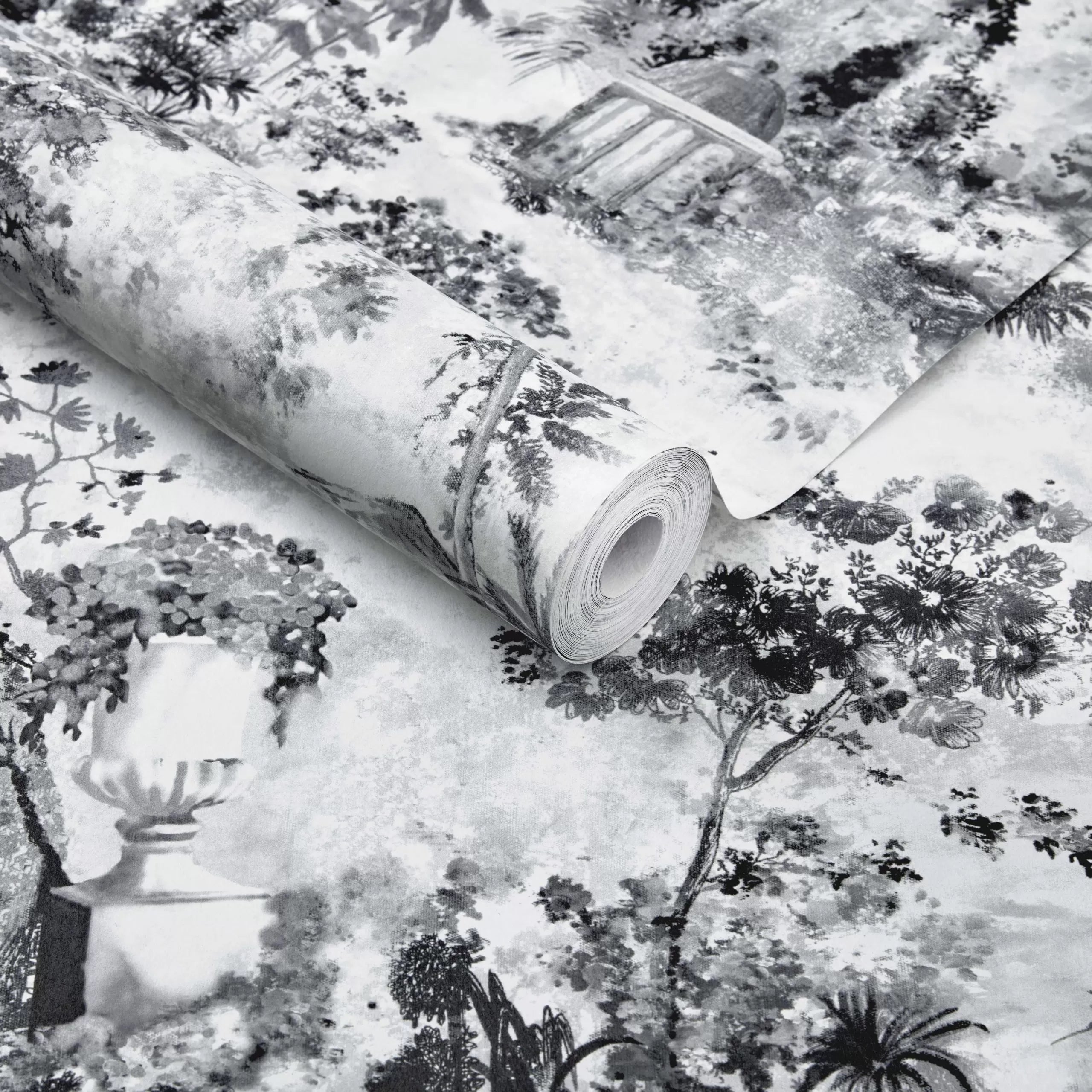 Pavilion Luxury Toile Wallpaper by 1838