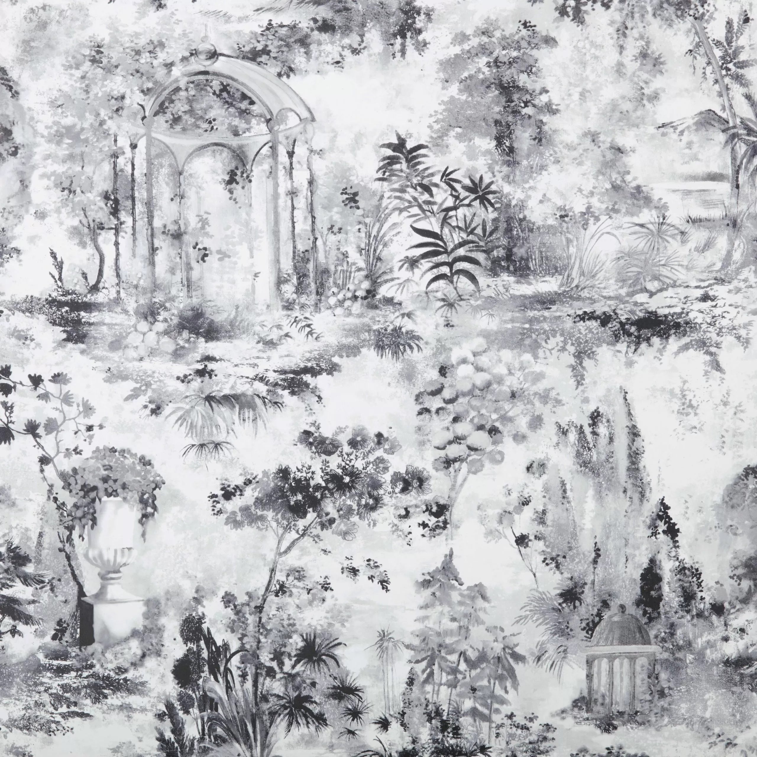 Pavilion Luxury Toile Wallpaper by 1838