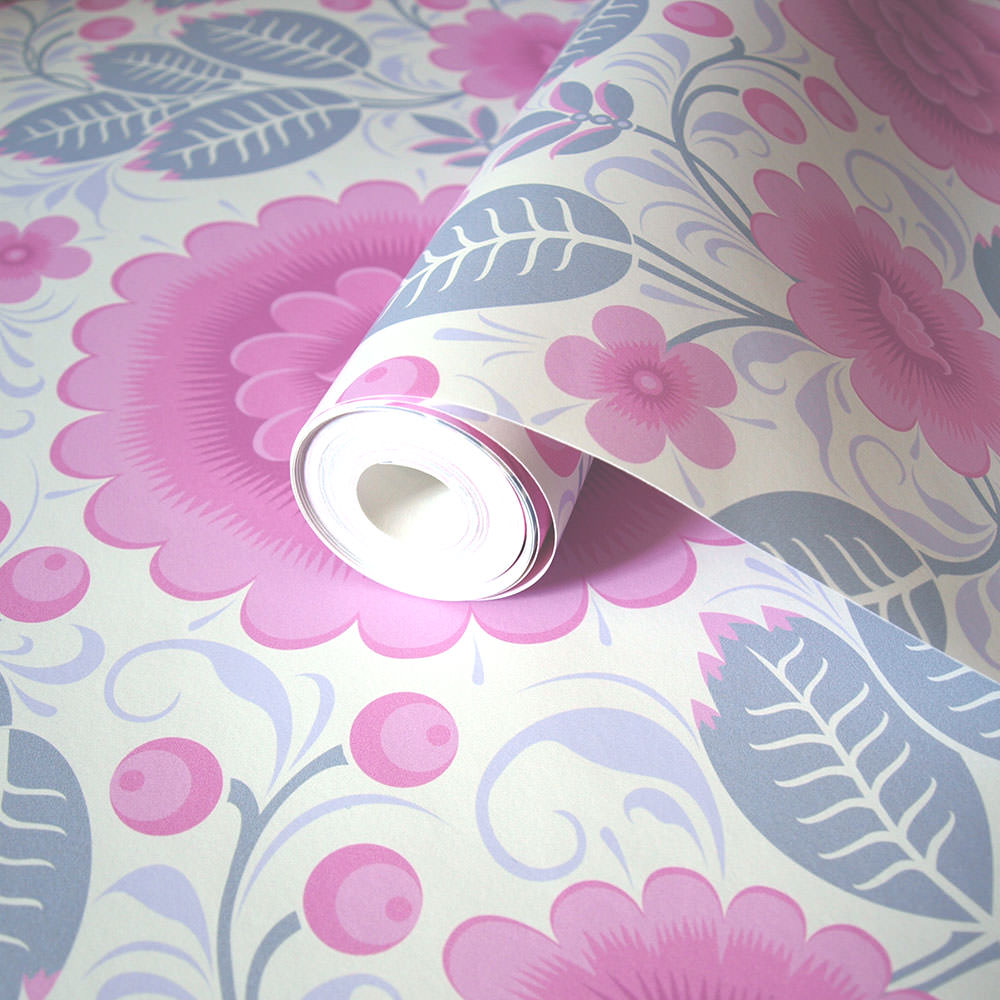 Velina Pink Peony Wallpaper