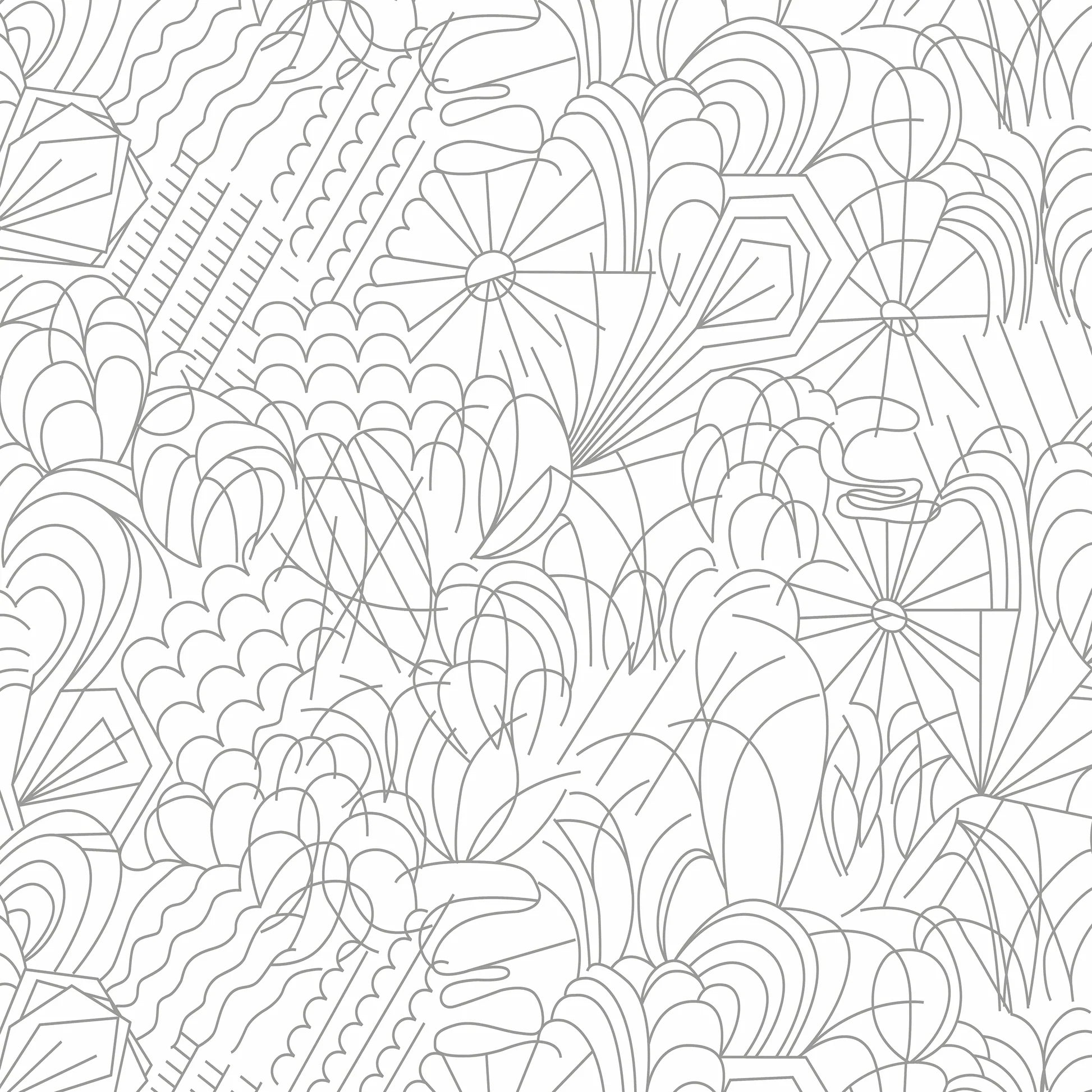 Pop Flock Wallpaper by Erica Wakerly