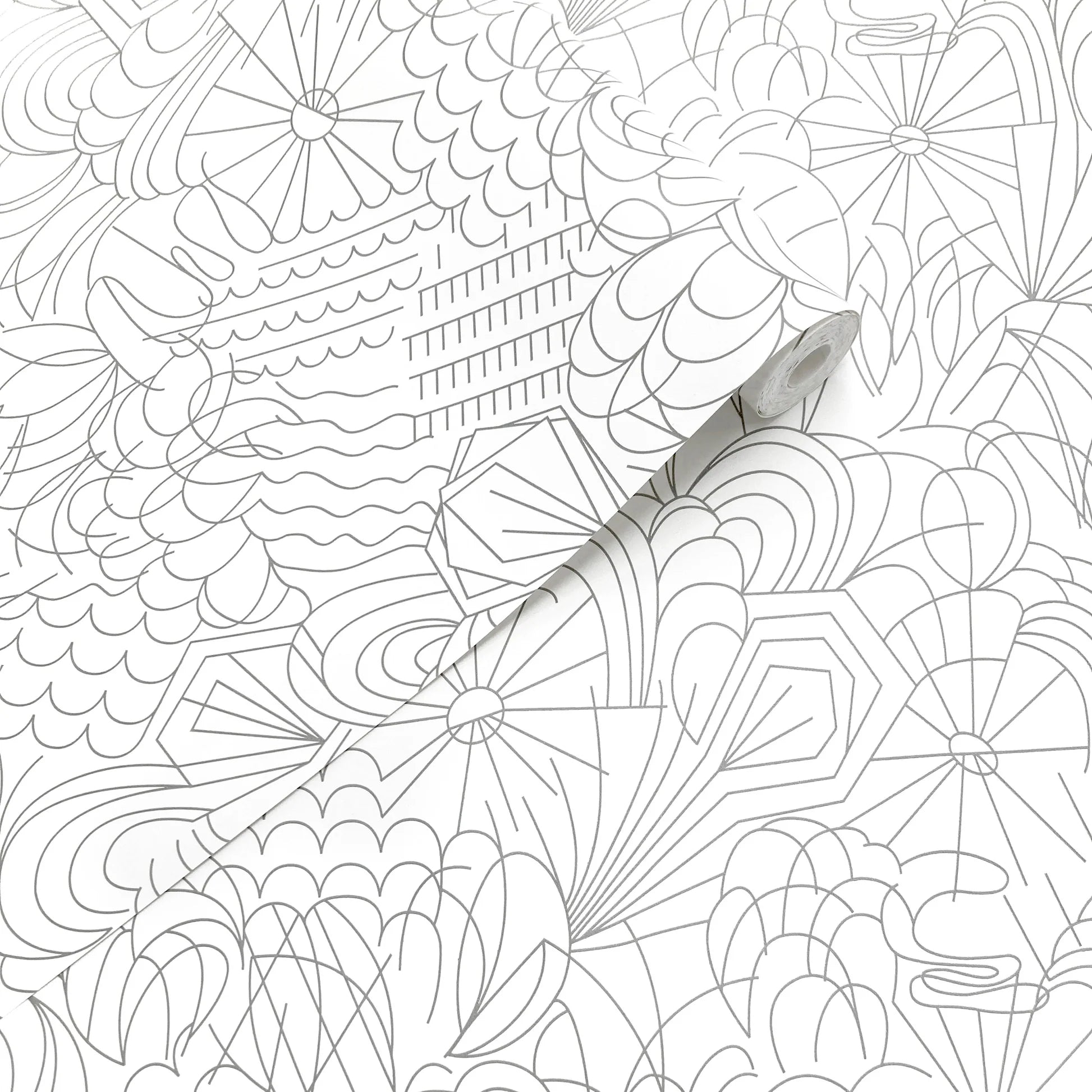 Pop Flock Wallpaper by Erica Wakerly