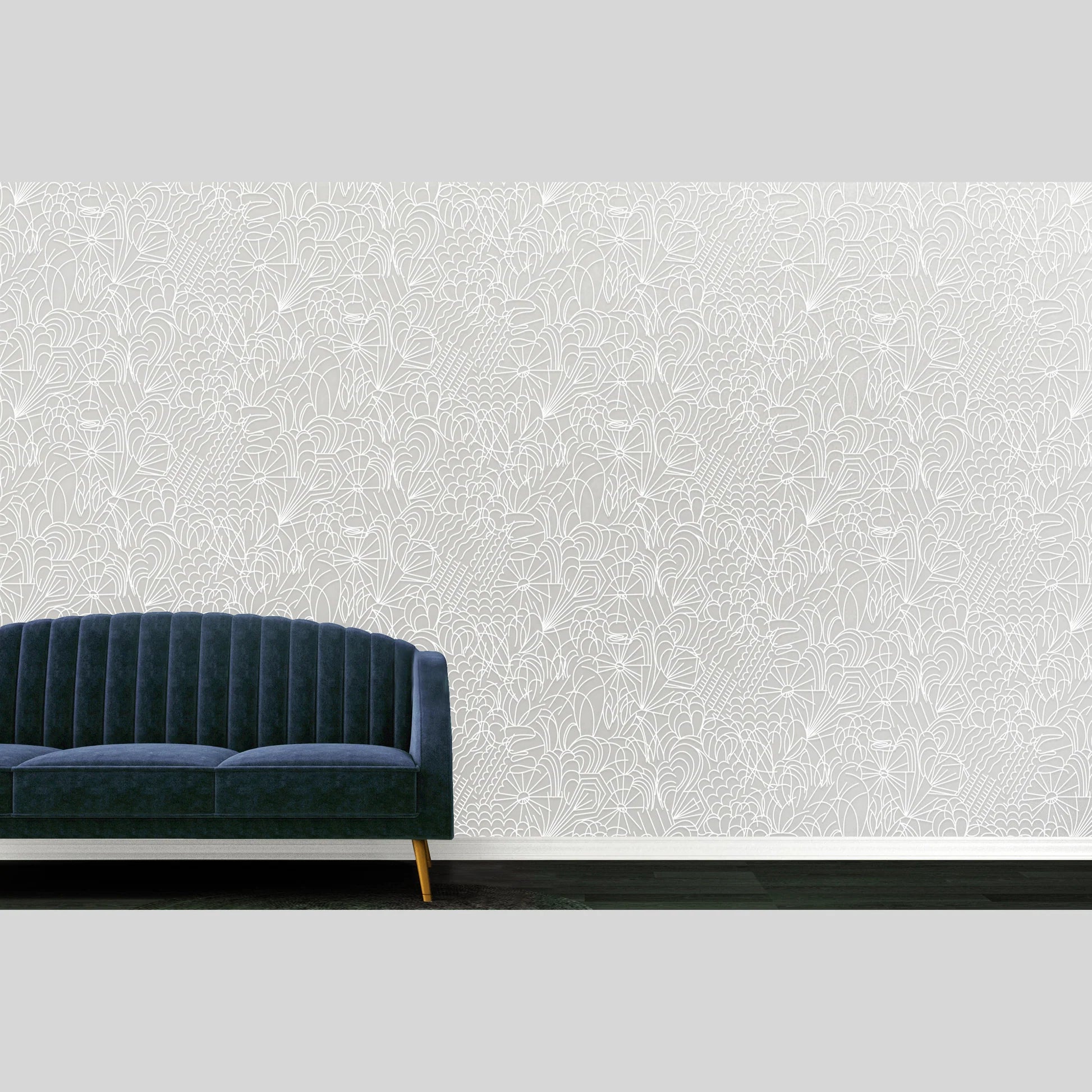 Pop Flock Wallpaper by Erica Wakerly