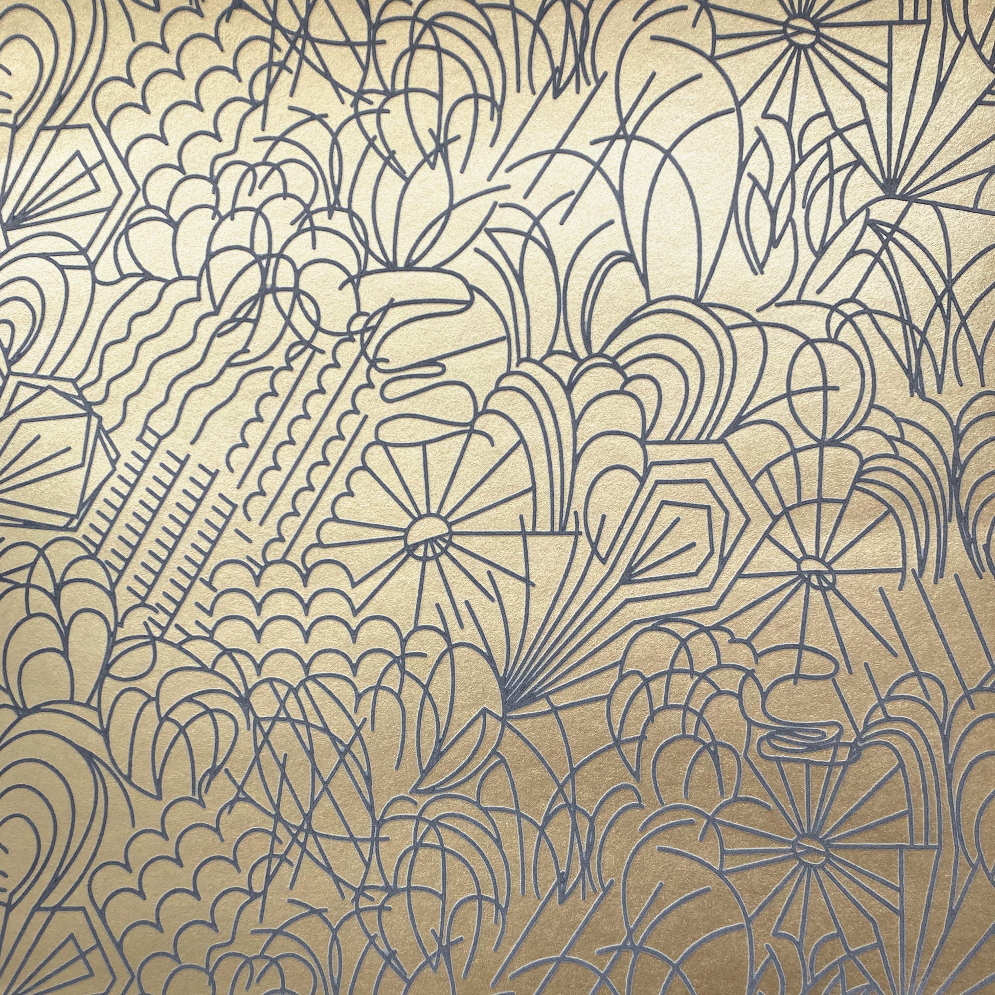 Pop Flock Wallpaper by Erica Wakerly