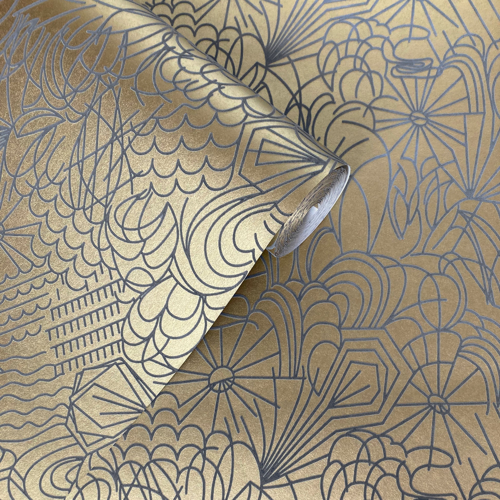 Pop Flock Wallpaper by Erica Wakerly