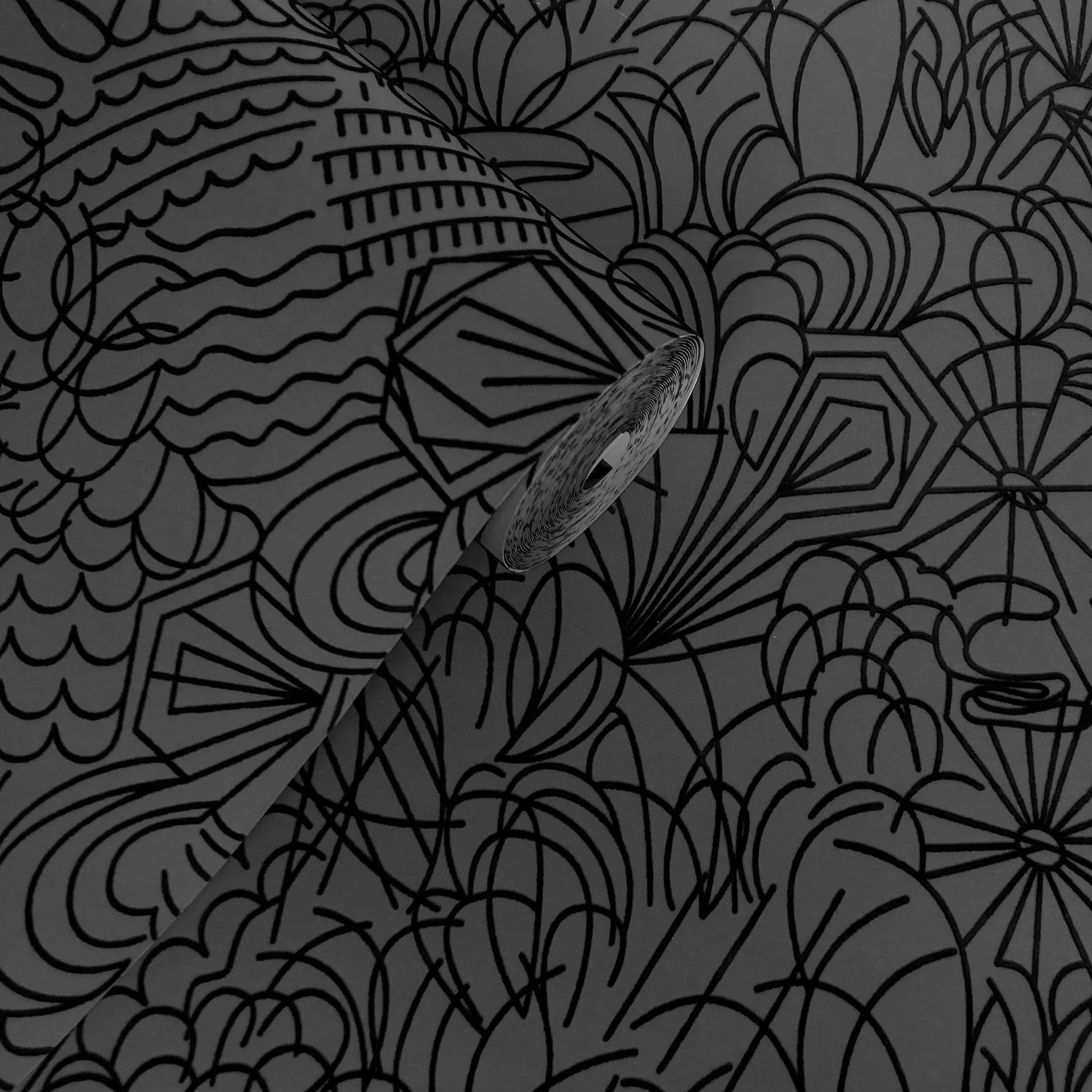 Pop Flock Wallpaper by Erica Wakerly