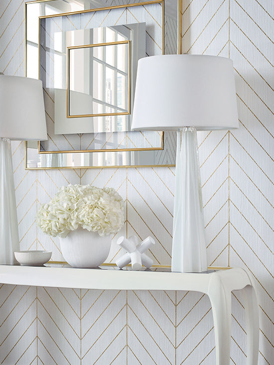 Land Bridge Chevron Wallpaper