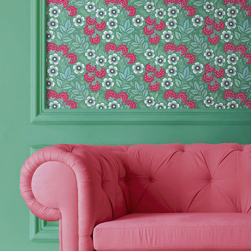 Raspberry Sage Wallpaper