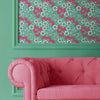 Raspberry Sage Wallpaper by Olenka Design