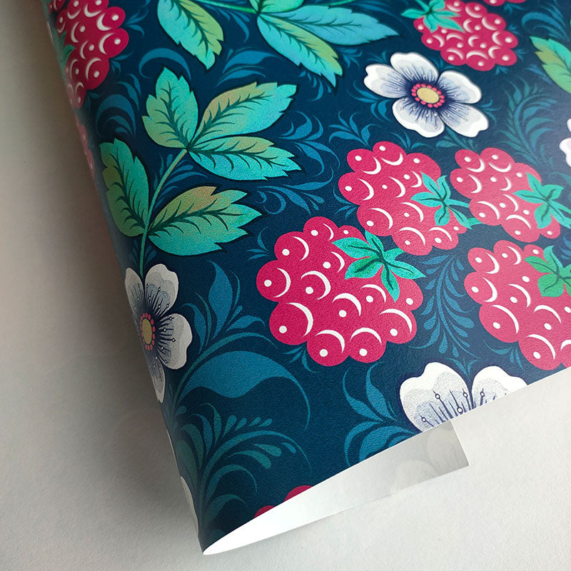 Raspberry Blues Wallpaper