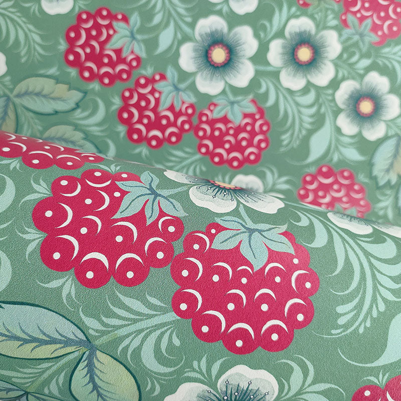 Raspberry Sage Wallpaper