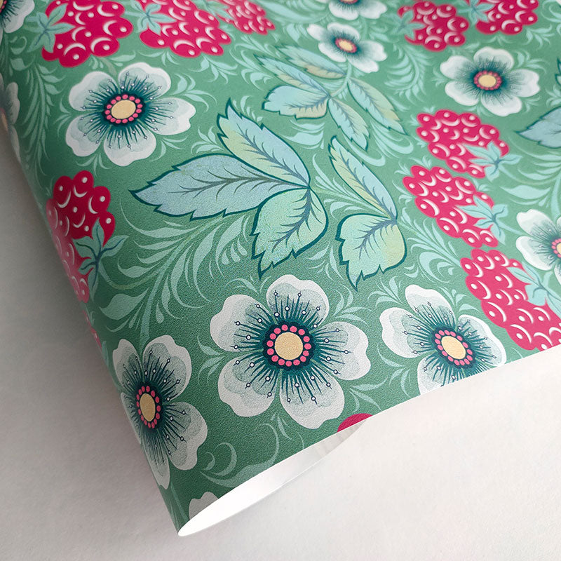 Raspberry Sage Wallpaper