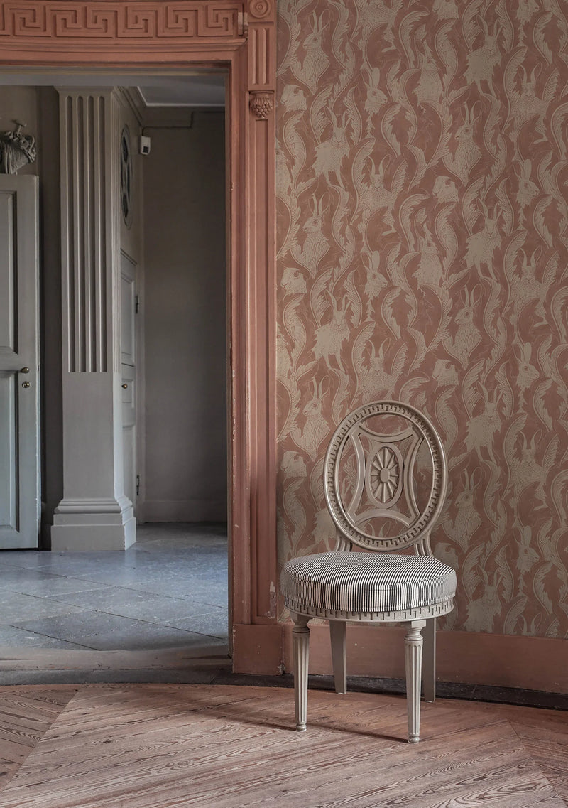 Hares in Hiding Wallpaper by Långelid Von Brömssen