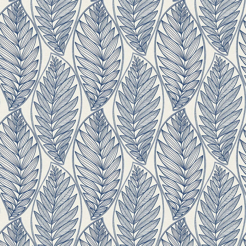Kira Leaf Wallpaper by Seabrook Designs