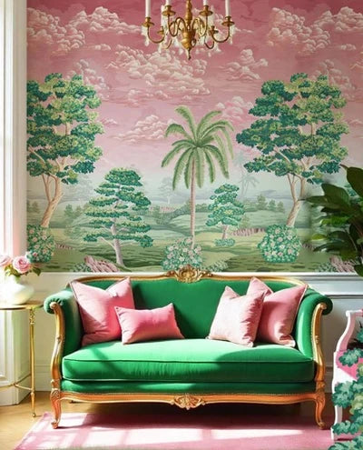 Floral Tuscany Mural by Daisy Bennett