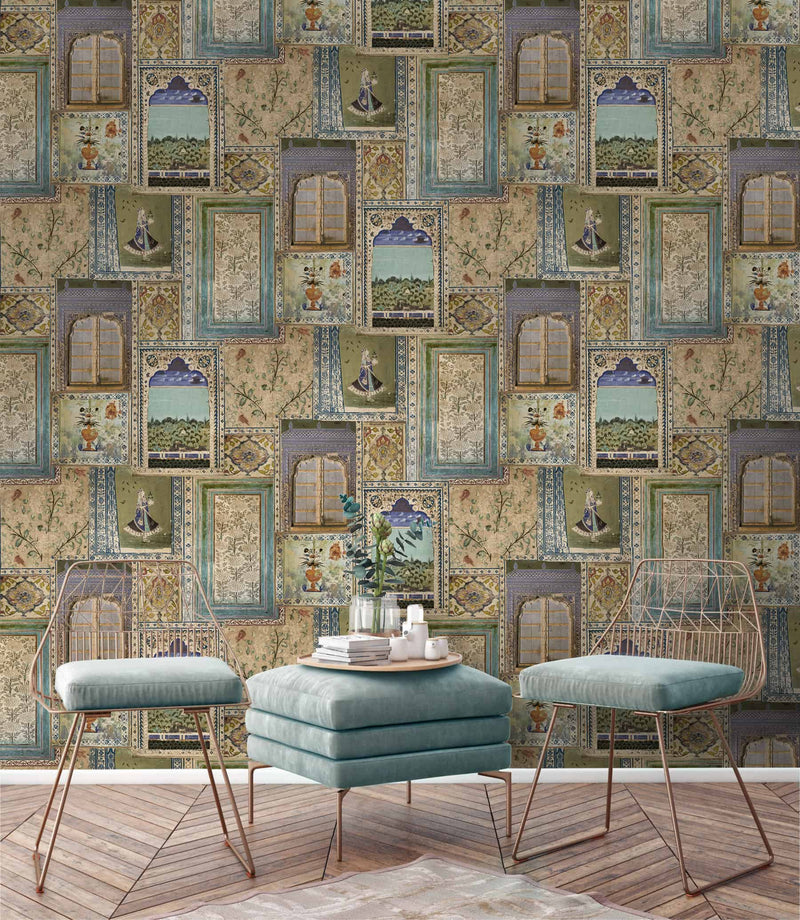 Summer Palace Wallpaper by Sidney Paul & Co