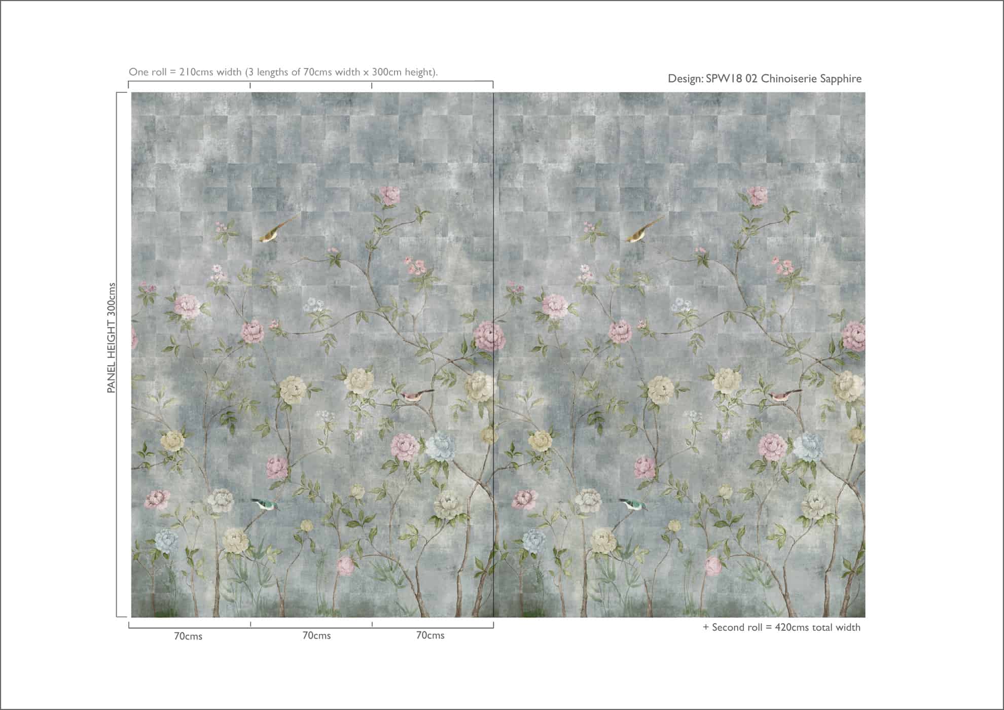 Chinoiserie Wallpaper by Sidney Paul & Co