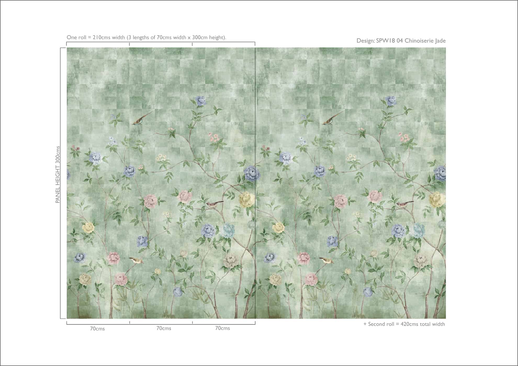Chinoiserie Wallpaper by Sidney Paul & Co