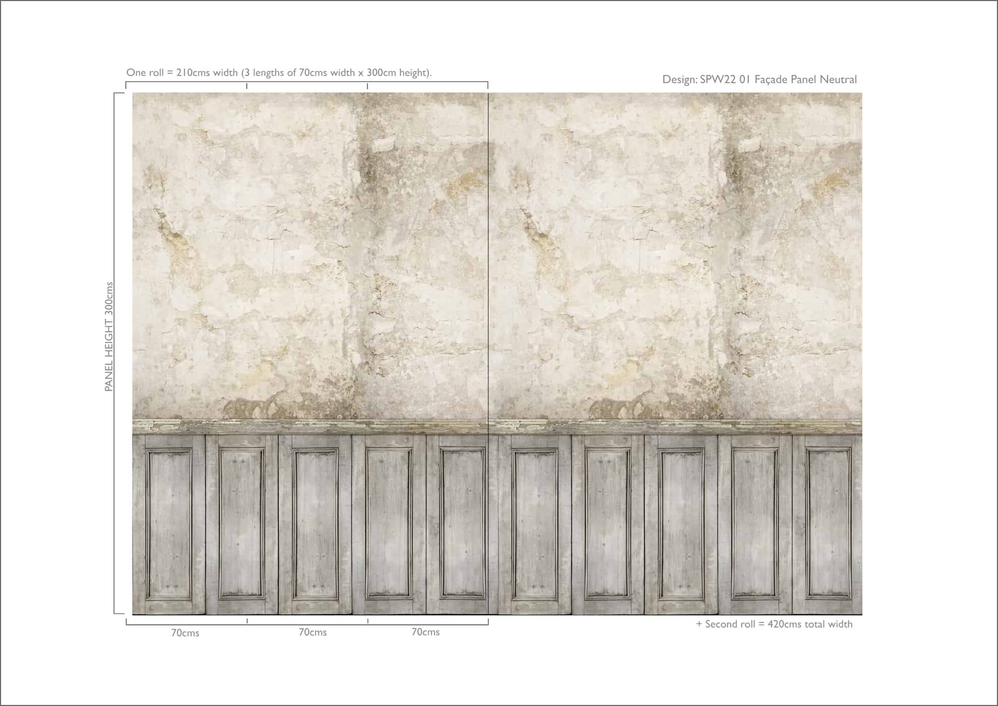 Facade Panel Wallpaper by Sidney Paul & Co