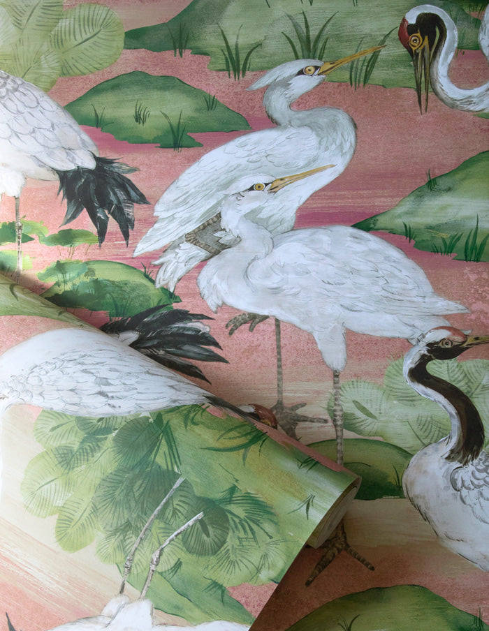 Les Oiseaux Du Lac Wallpaper by Sidney Paul & Co