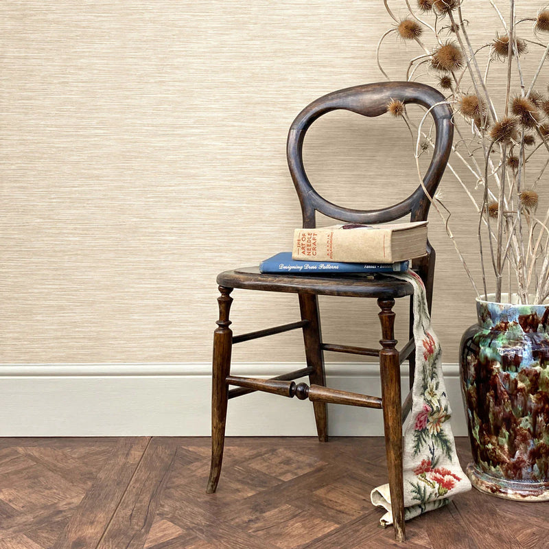 Savannah Plain Superwide Textile Wallcovering by The Monkey Puzzle Tree (Sold per Lineal Metre)