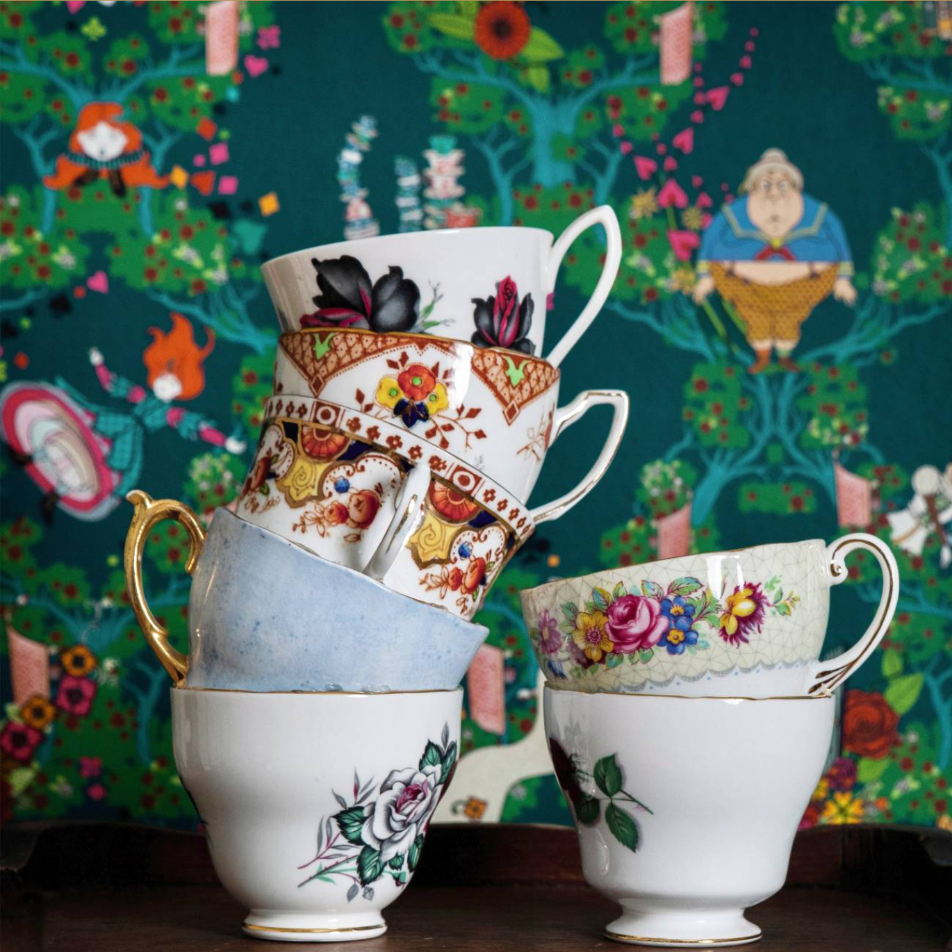 Alice's Adventures in Wonderland Wallpaper by MinaLima