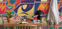 Retro Pin Mural by HappyWall