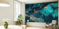 Fancy Faux Marble  Mural by HappyWall