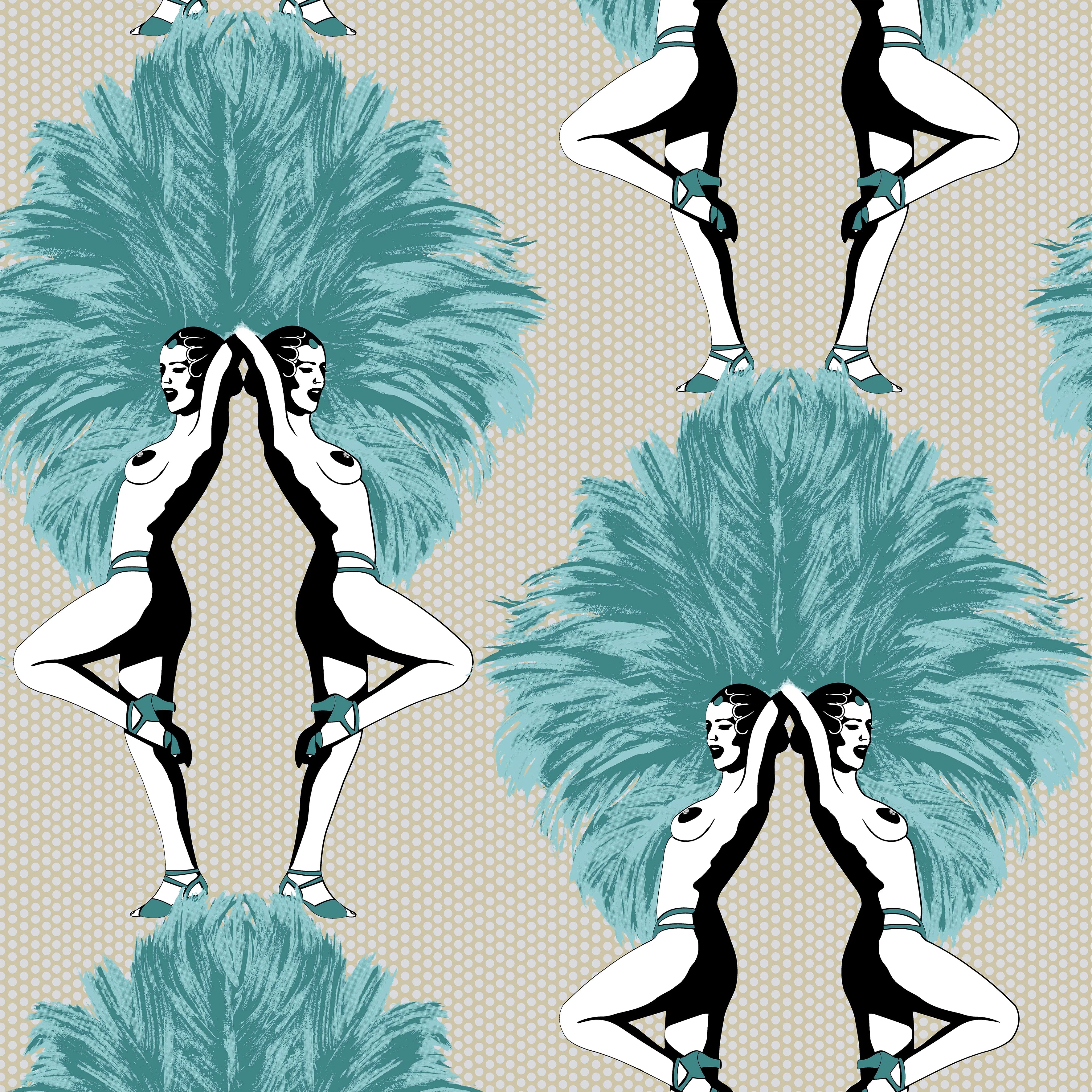 Showgirls Wallpaper by Graduate Collection