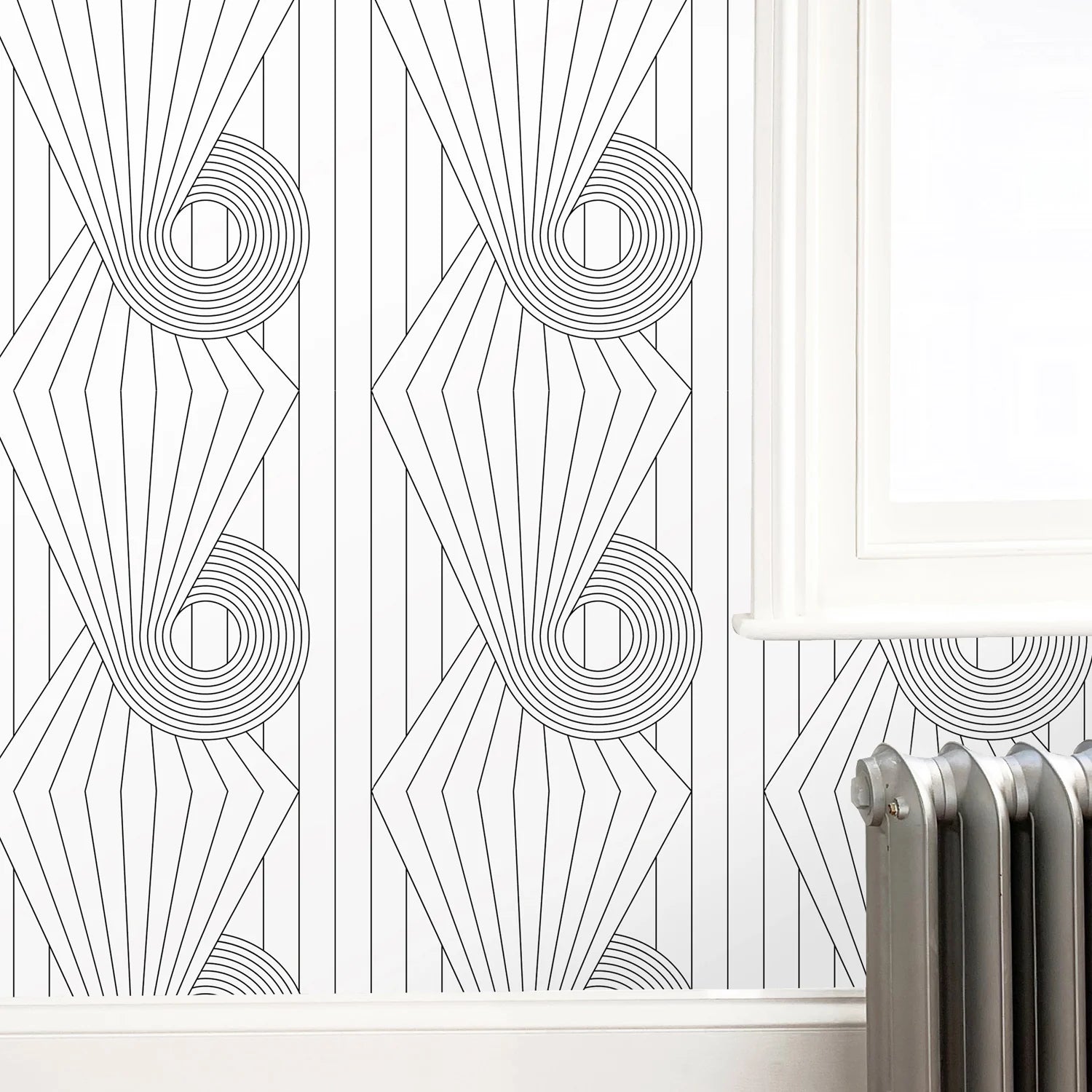 Spiral Wallpaper by Erica Wakerly