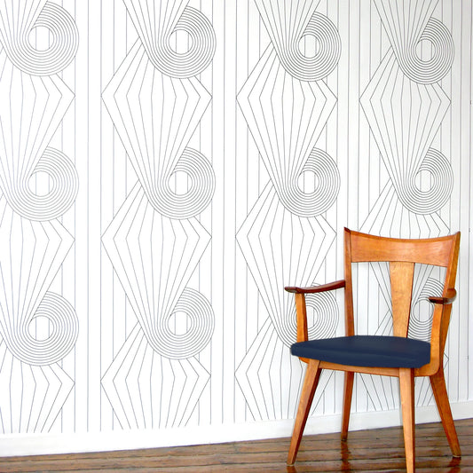 Spiral Wallpaper by Erica Wakerly