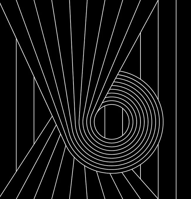 Spiral Wallpaper by Erica Wakerly