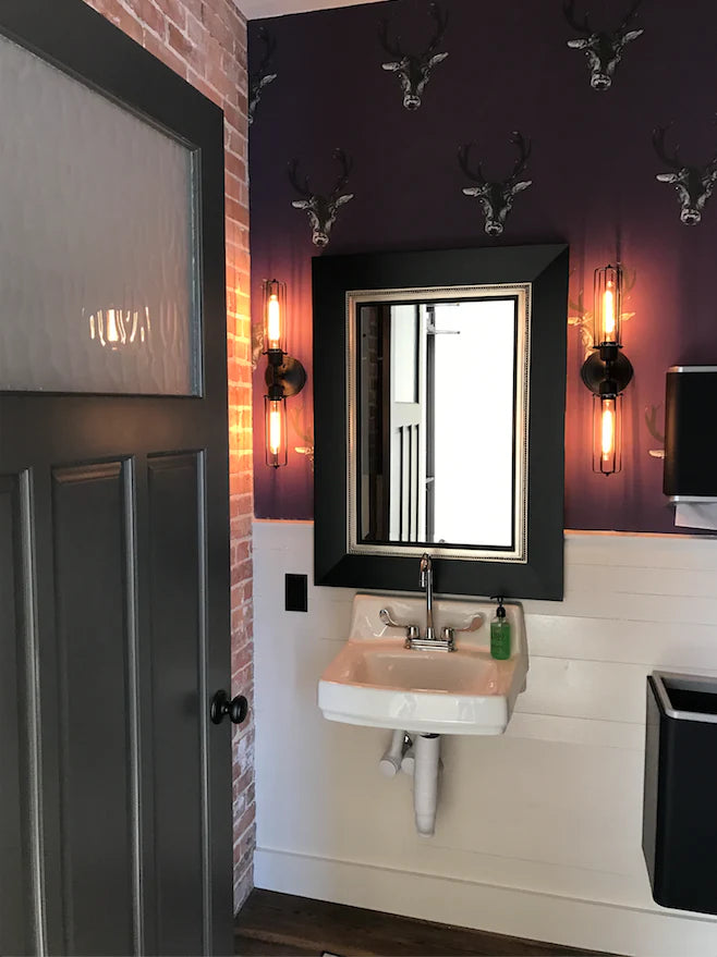 Stag Print Wallpaper ( Small Scale) by Graduate Collection