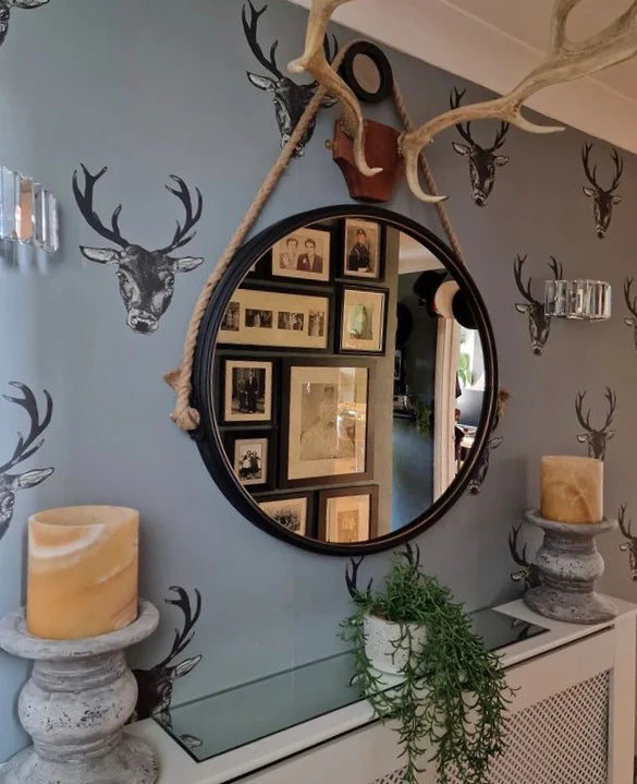 Stag Print Wallpaper ( Small Scale) by Graduate Collection