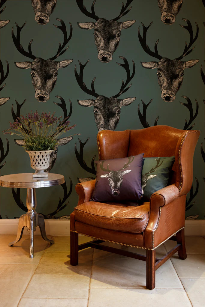 Stag Wallpaper (Large Scale) by Graduate Collection