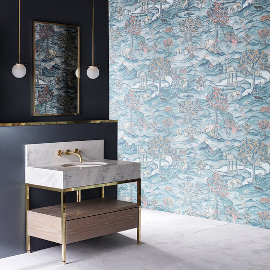 Stand Wood Wallpaper Panel by Zoffany (sold by the metre)