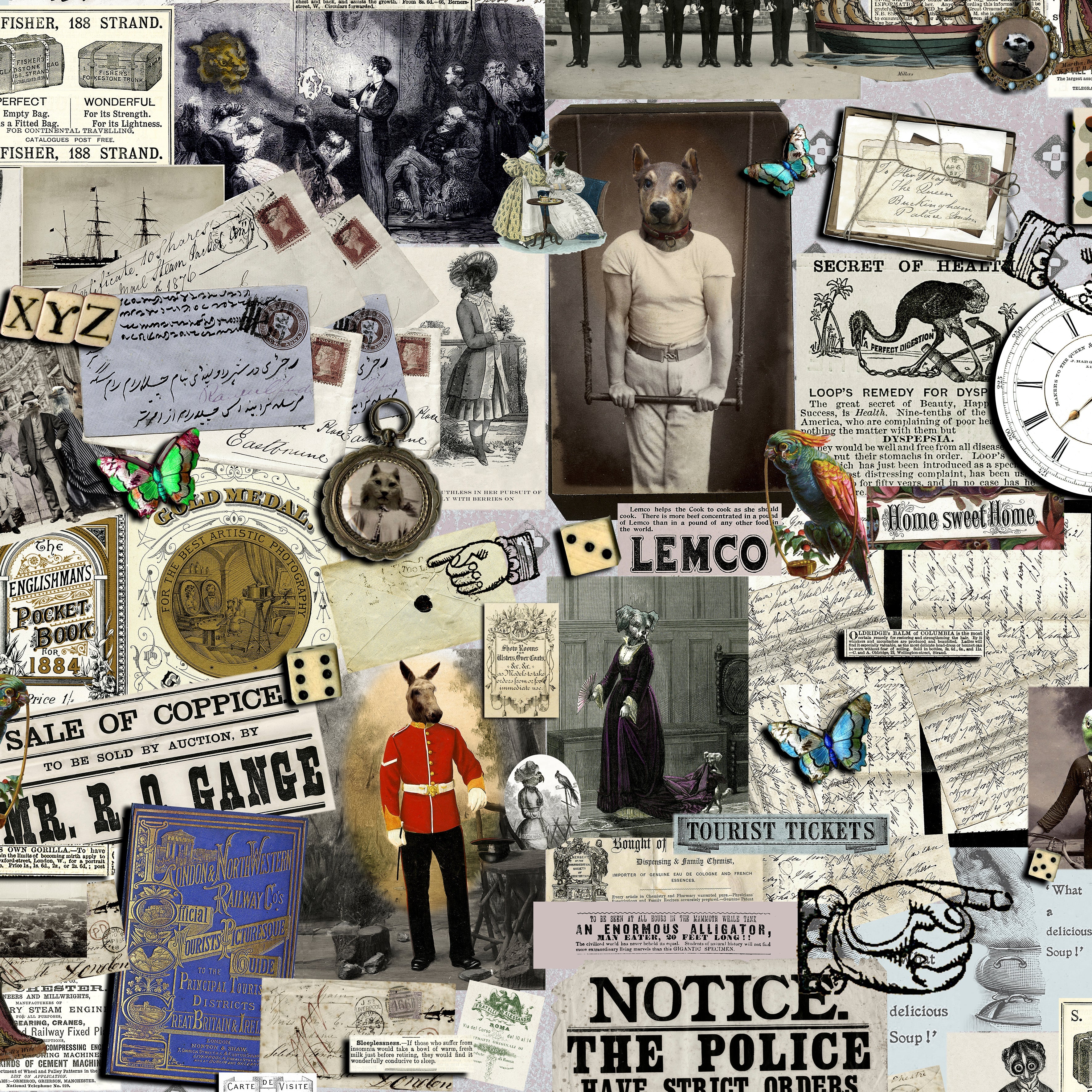 Steampunk Wallpaper by Graduate Collection