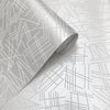 White Flock & Silver Lustre
