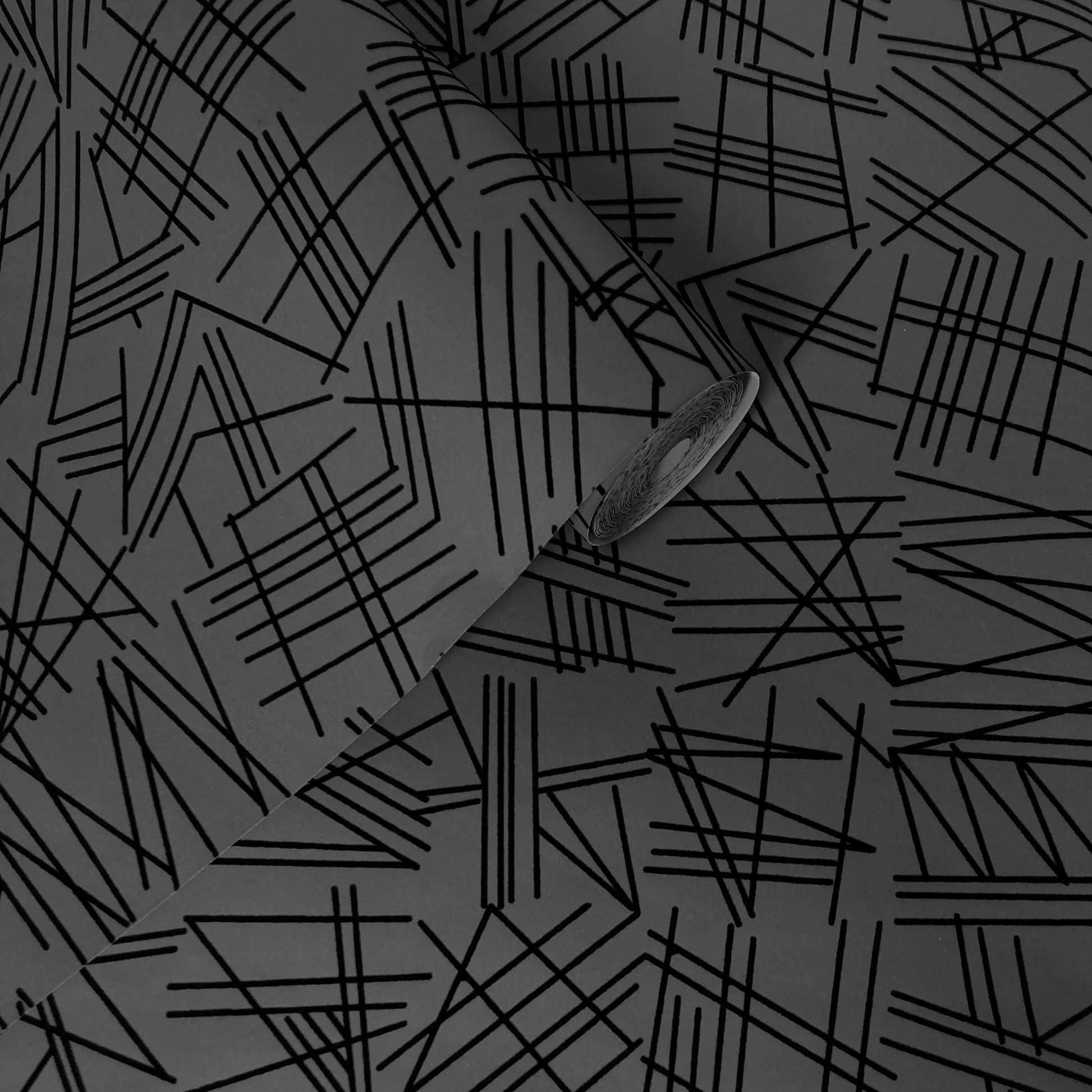 Tilt Flock Wallpaper by Erica Wakerly