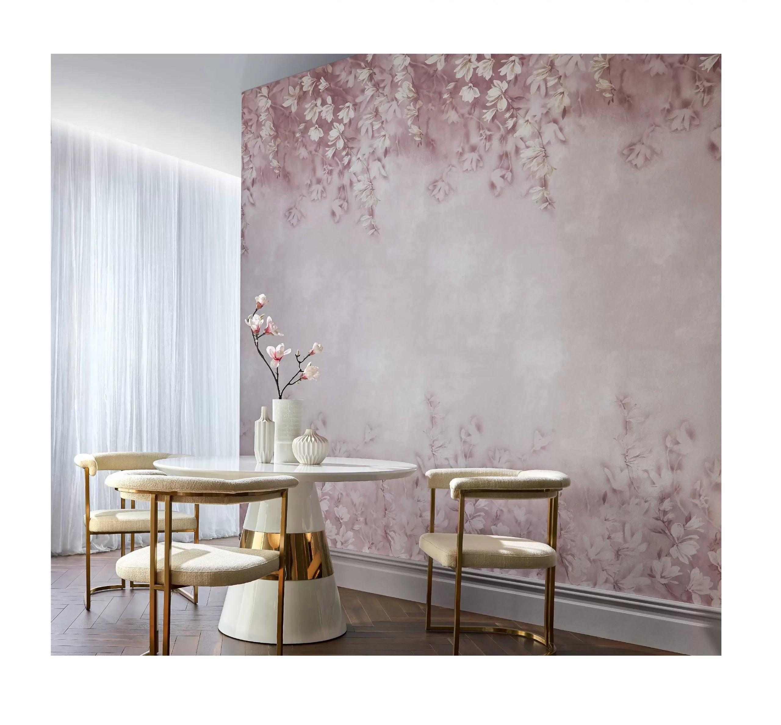 Trailing Magnolia Luxury Floral Wallpaper by 1838