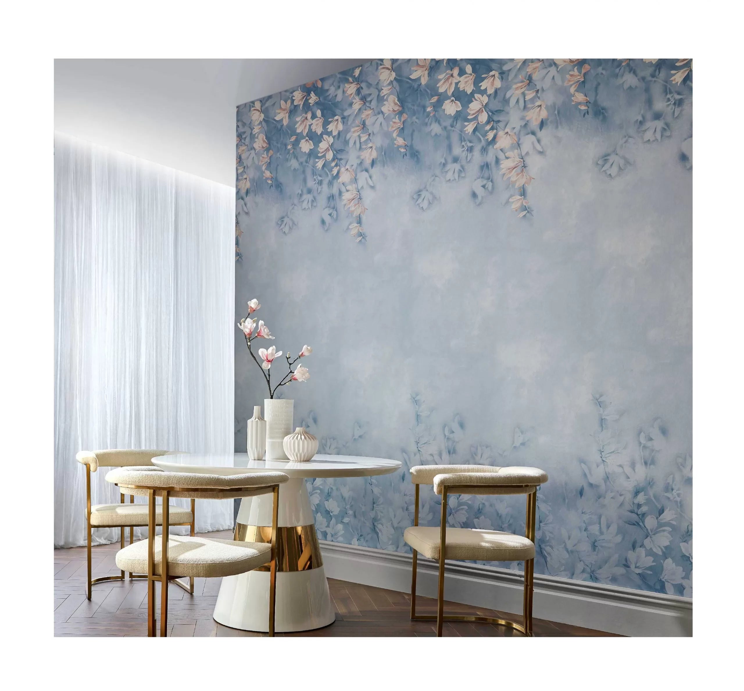 Trailing Magnolia Luxury Floral Wallpaper by 1838