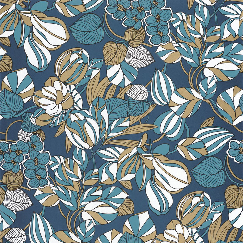 1930 Tulipe Wallpaper by casadeco