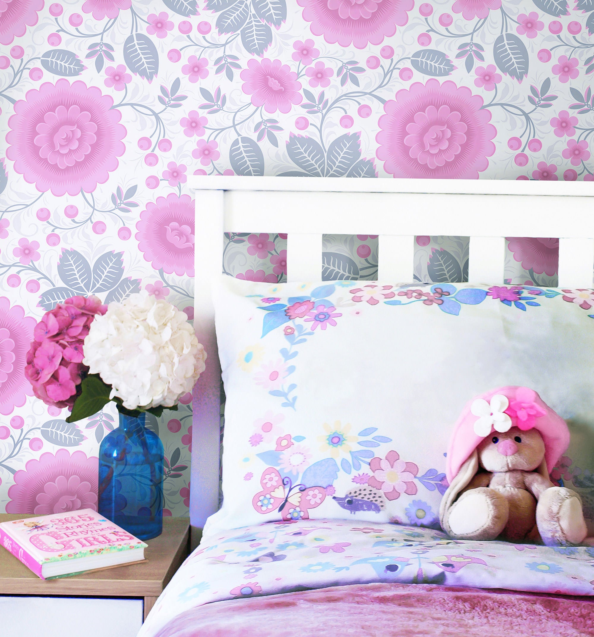 Velina Pink Peony Wallpaper
