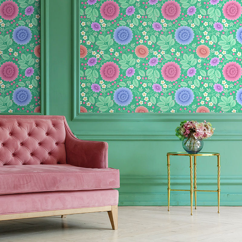 Velina Spring Garden Wallpaper