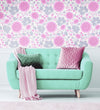 Velina Pink Peony Wallpaper by Olenka Design