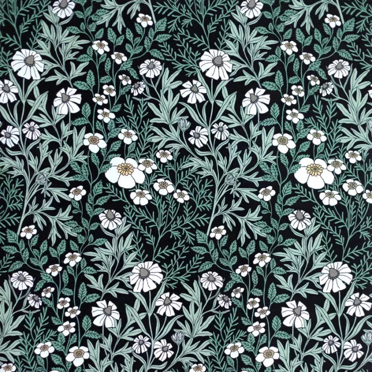 Feverfew Wallpaper by Abigail Borg