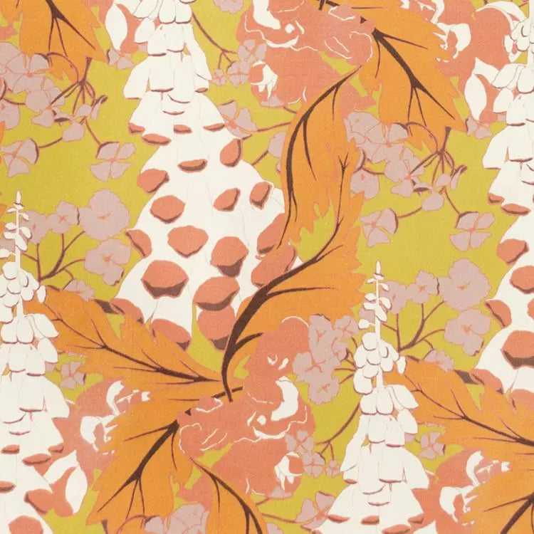 Orange Fox Wallpaper by Abigail Borg