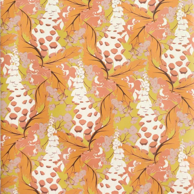 Orange Fox Wallpaper by Abigail Borg